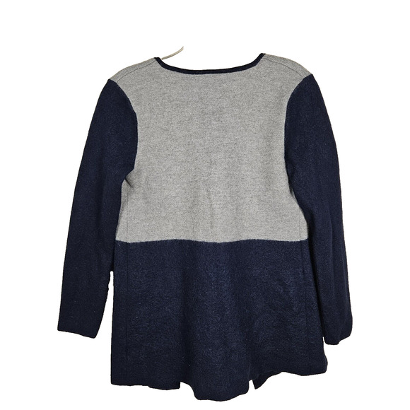 Talbots Merino Wool Blend Womens Cardigan Sweater Open Front Longline Layer M - Picture 9 of 10